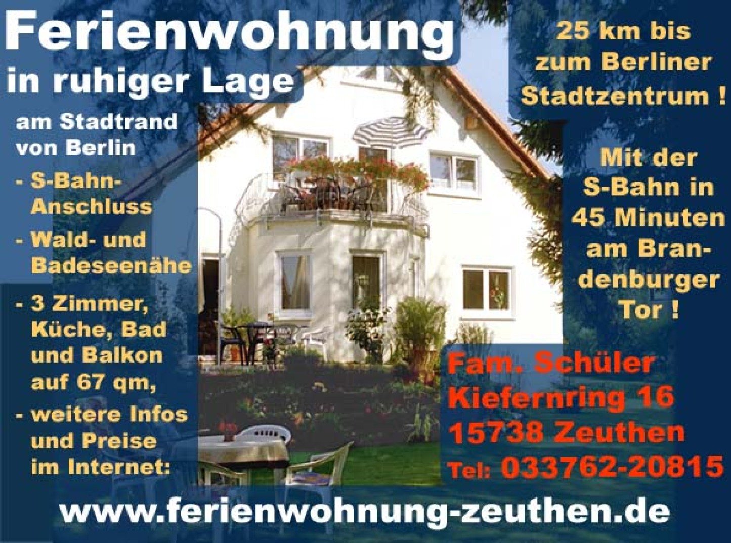 Einrichtung Ferienwohnung Schüler