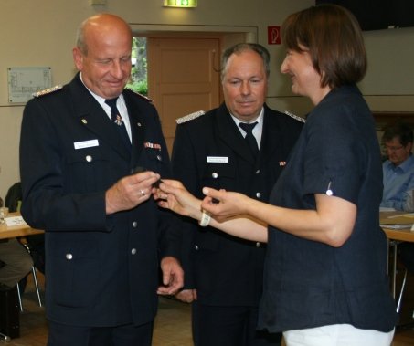 Abberufung und Ehrung Gemeindebrandmeister