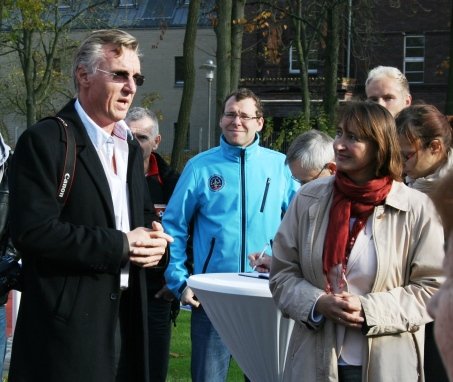 Eröffnung Sportplatz Schulstraße - Ansprache Herr Ahner
