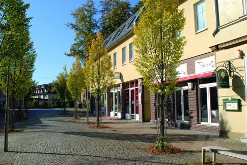 Goethestraße am Bahnhof Zeuthen